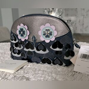 Kate Spade Zibbi Owl Nightcap Cosmetic Case/Clutch AUTHENTIC